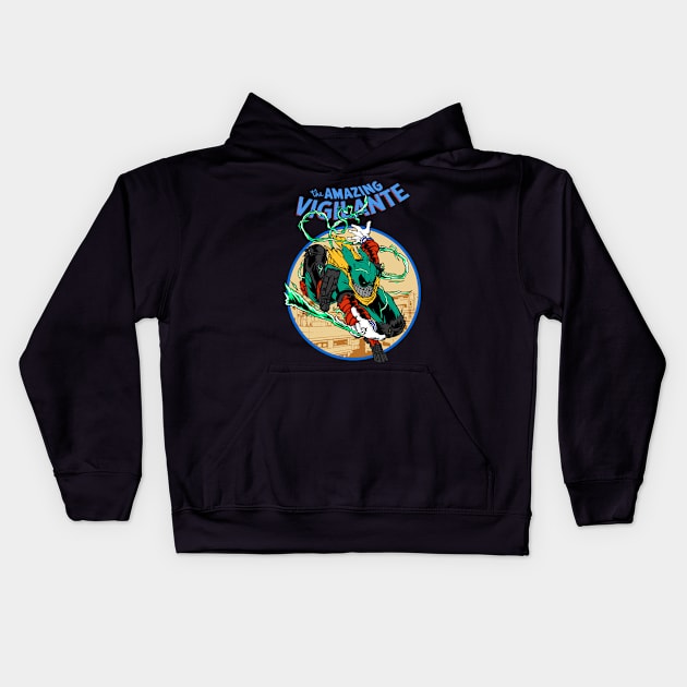 The amazing vigilante Kids Hoodie by joerock